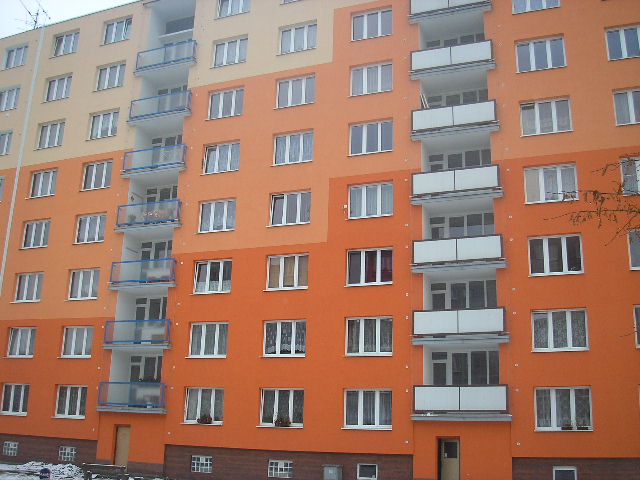 Rekonstrukce balkónů 9. května756, Chodov